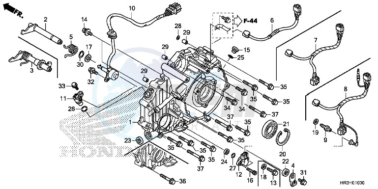 REAR CRANKCASE COVER image