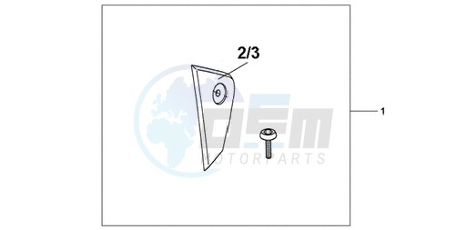 FAIRING SCUFF PAD blueprint