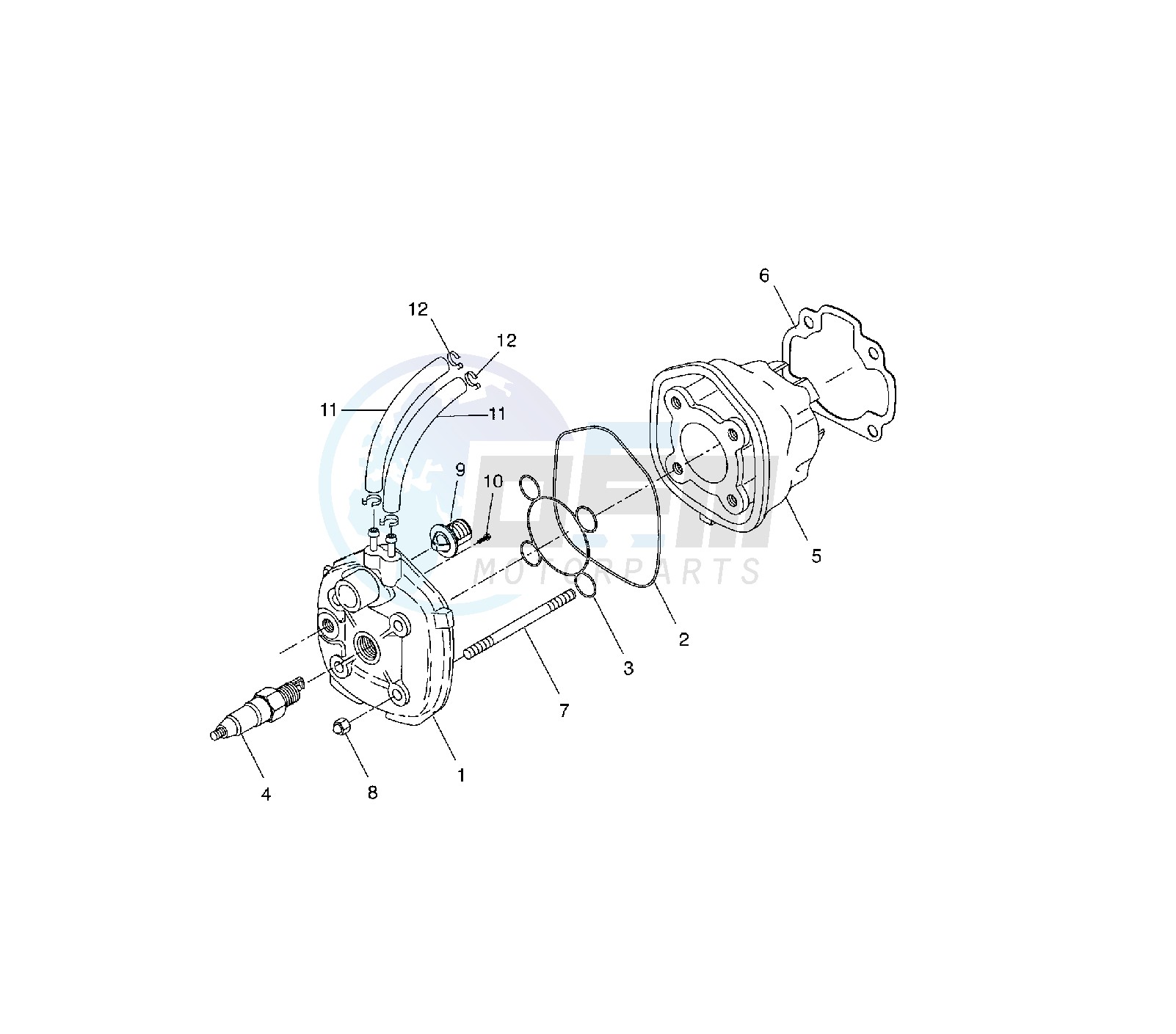 CYLINDER AND HEAD image