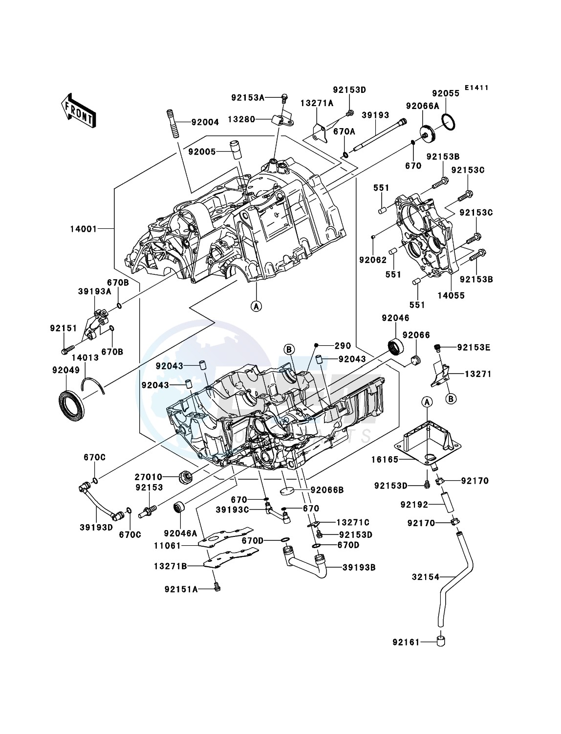 Crankcase(-ER650AE057323) image