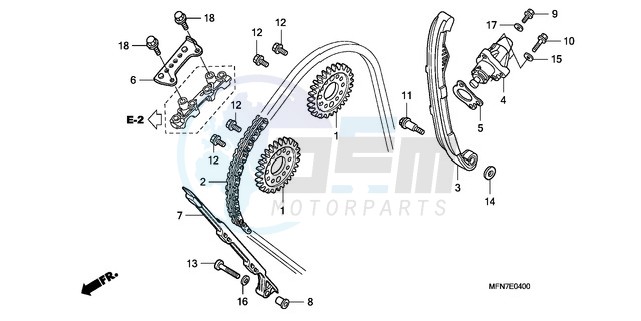 CAM CHAIN/TENSIONER image