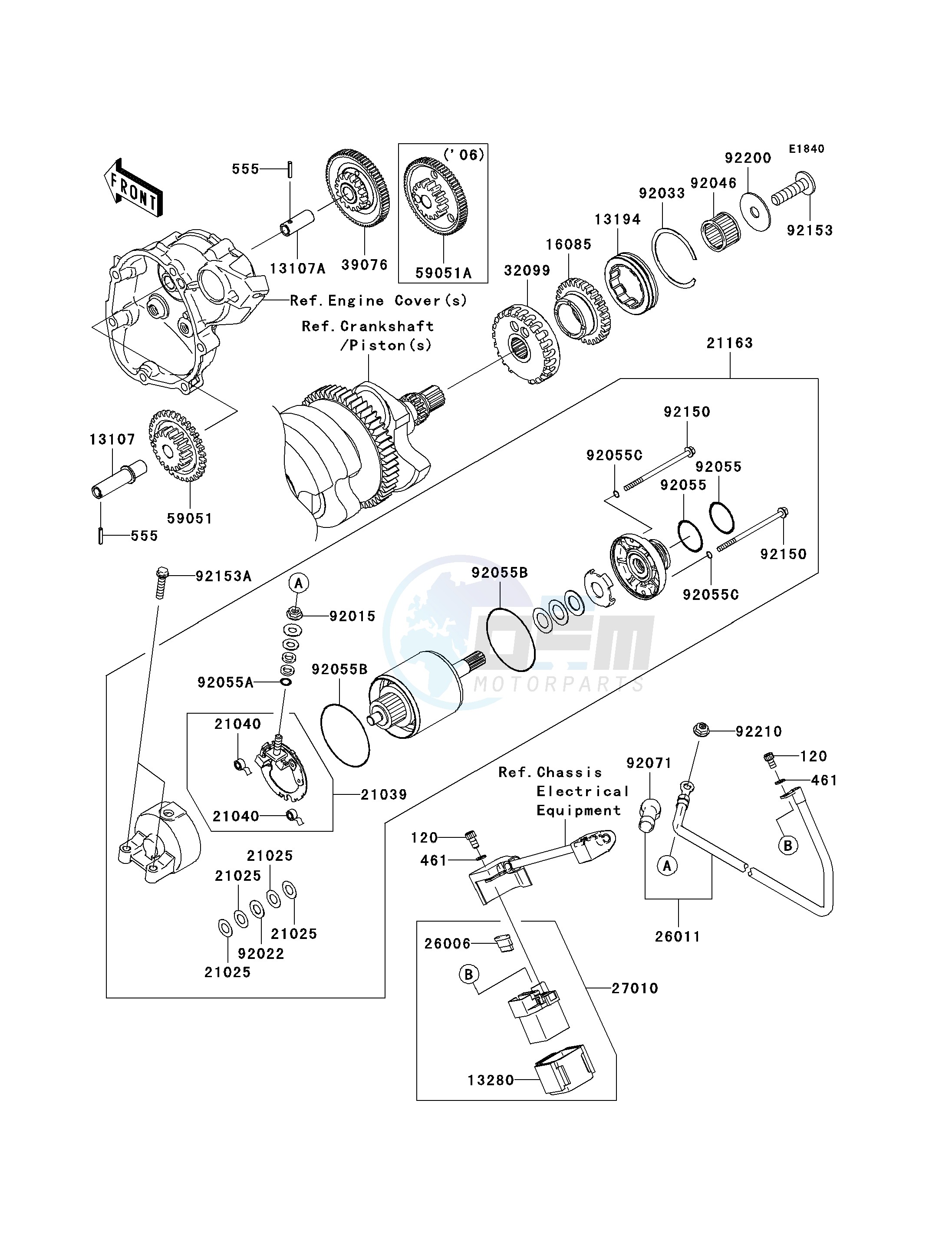 STARTER MOTOR blueprint