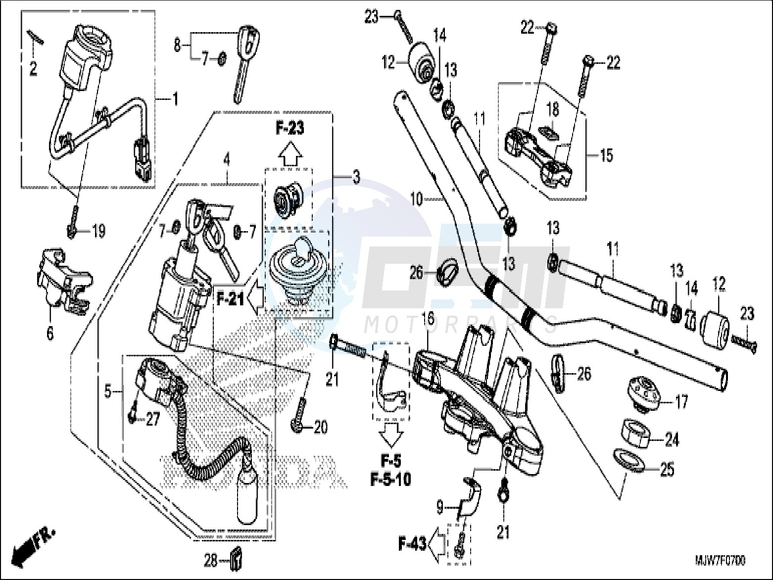 HANDLE PIPE/TOP BRIDGE blueprint