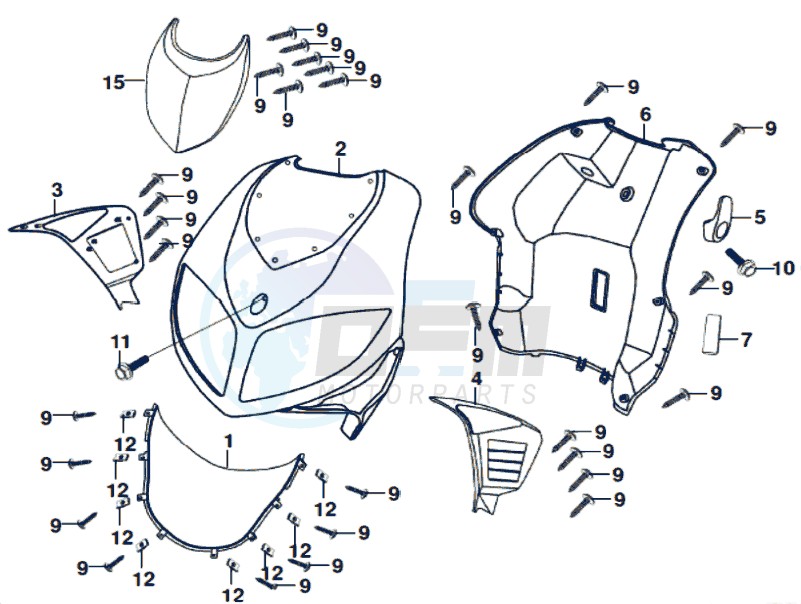 Front cover-front inner box blueprint