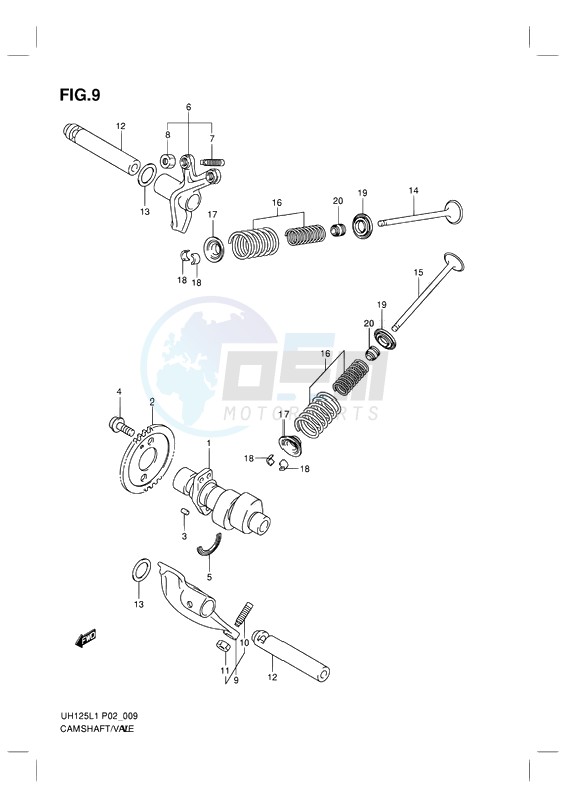 CAMSHAFT-VALVE image