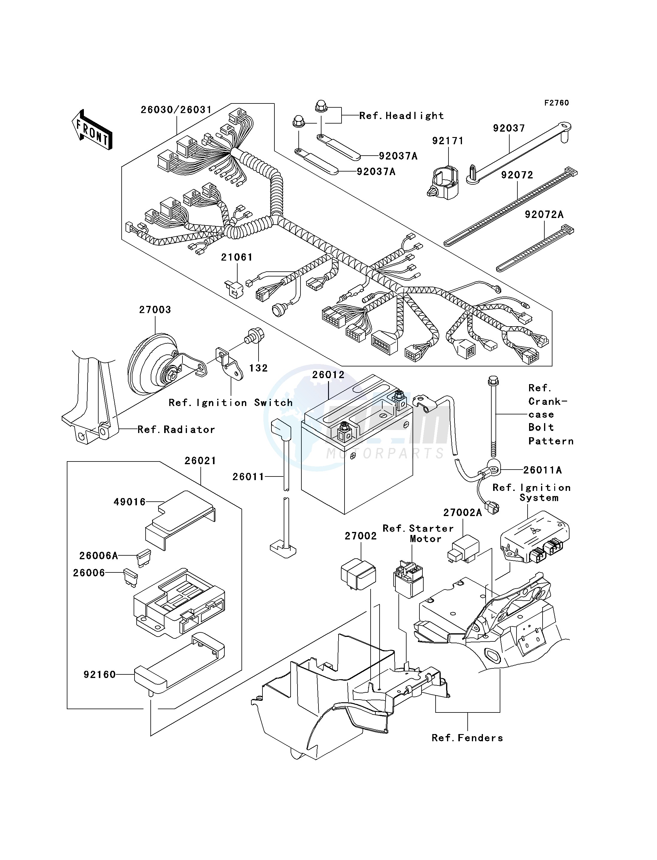 CHASSIS ELECTRICAL EQUIPMENT blueprint