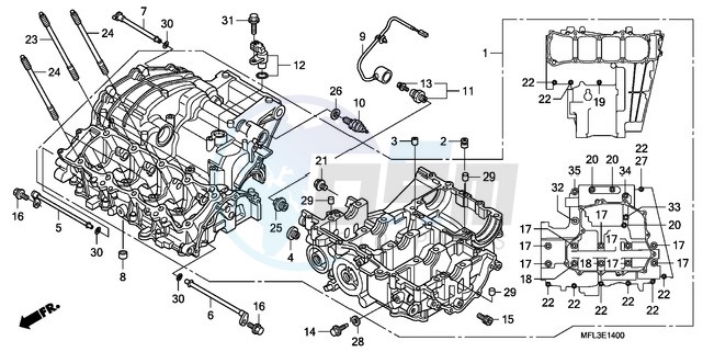 CRANKCASE blueprint