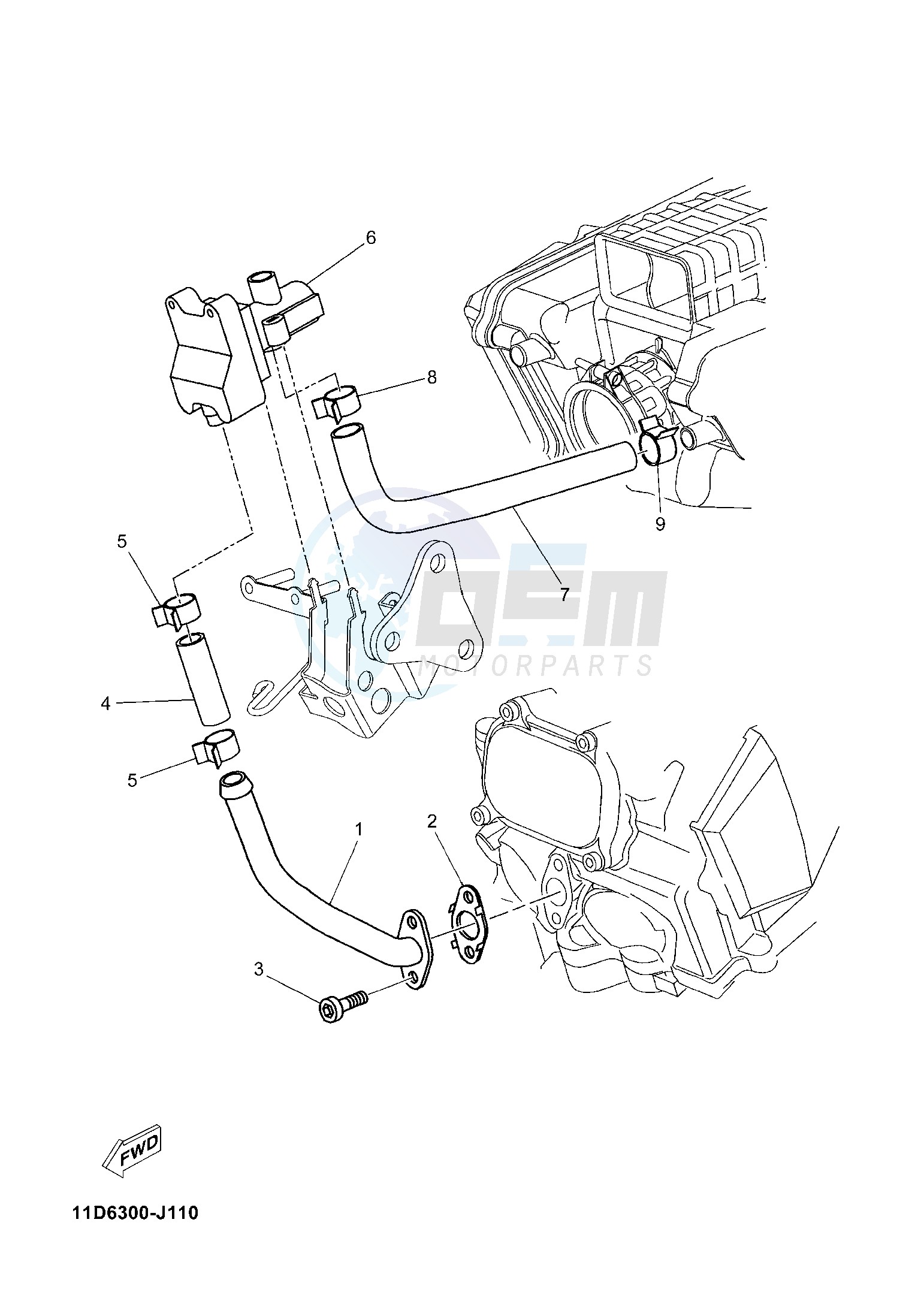 AIR INDUCTION SYSTEM blueprint