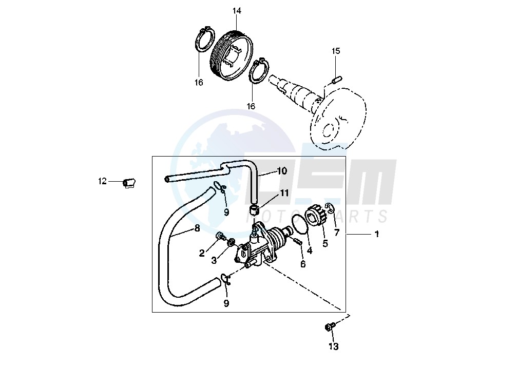 OIL PUMP blueprint