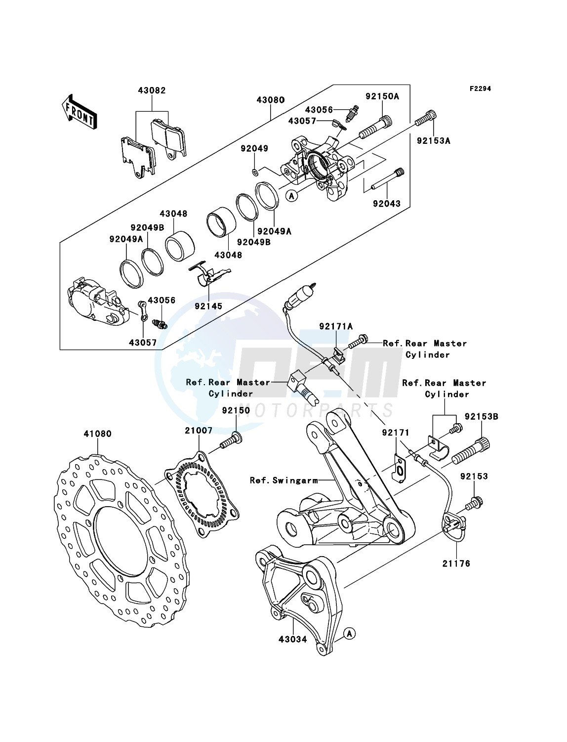 Rear Brake blueprint