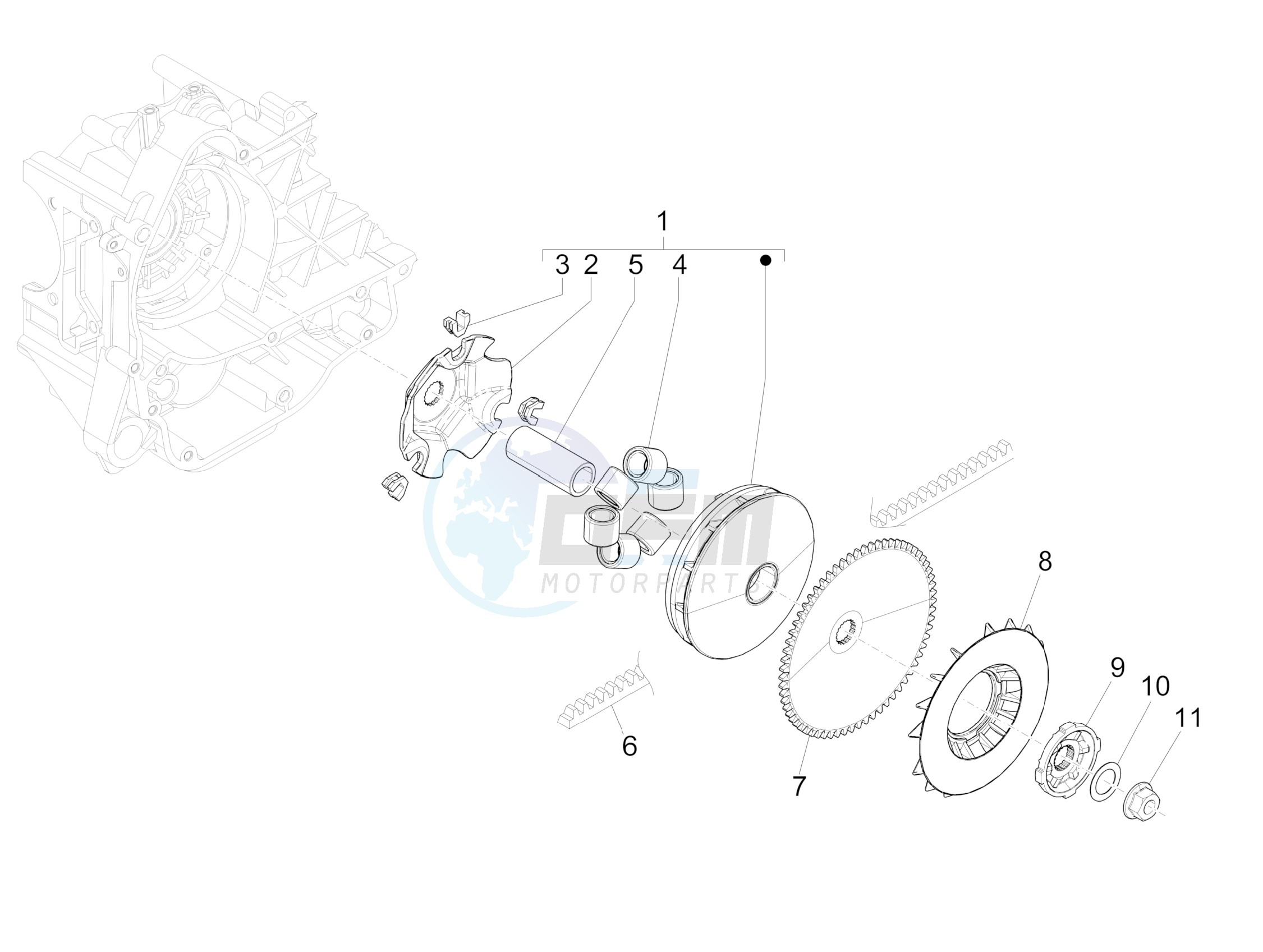 Driving pulley image