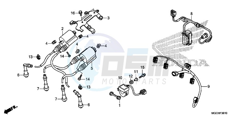 SUB HARNESS/ IGNITION COIL image