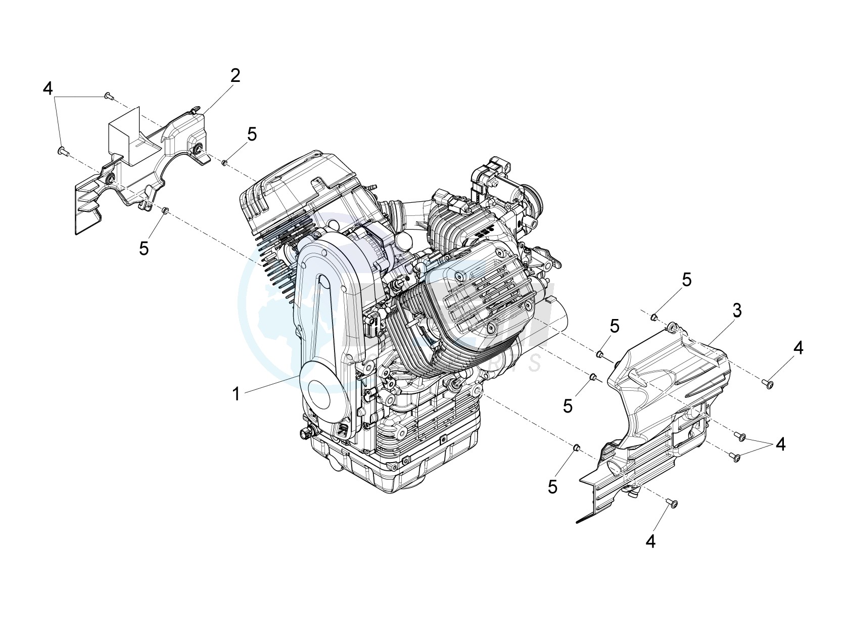 Engine-Completing part-Lever image