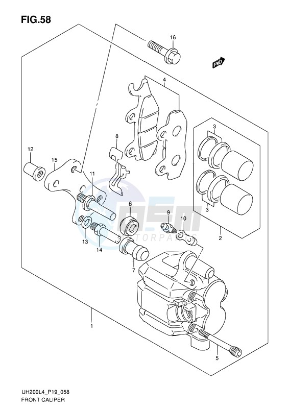 FRONT CALIPER image