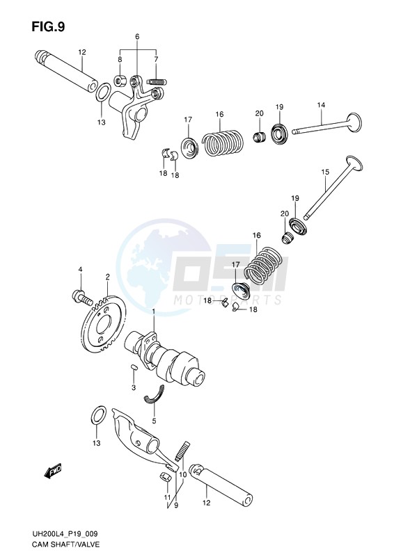 CAMSHAFT-VALVE image