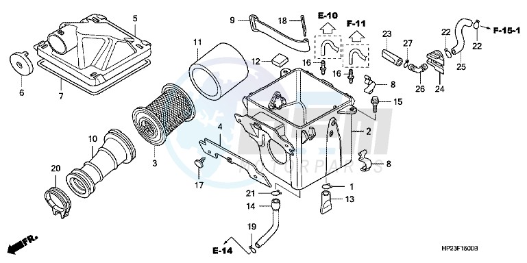 AIR CLEANER blueprint