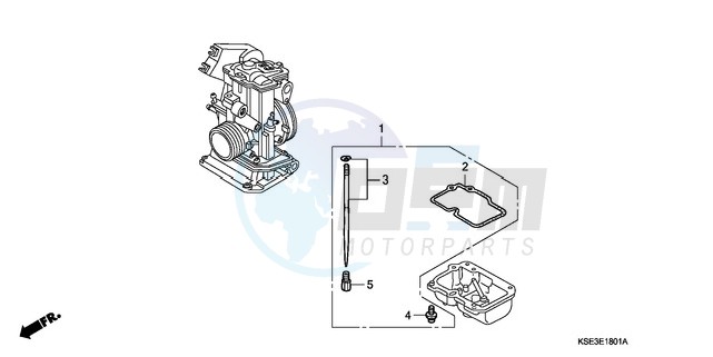 CARBURETOR O.P. KIT blueprint