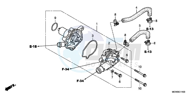 WATER PUMP blueprint