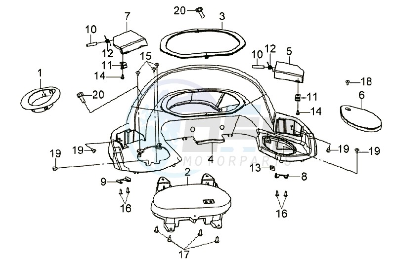 SPEEDOMETER COWL image