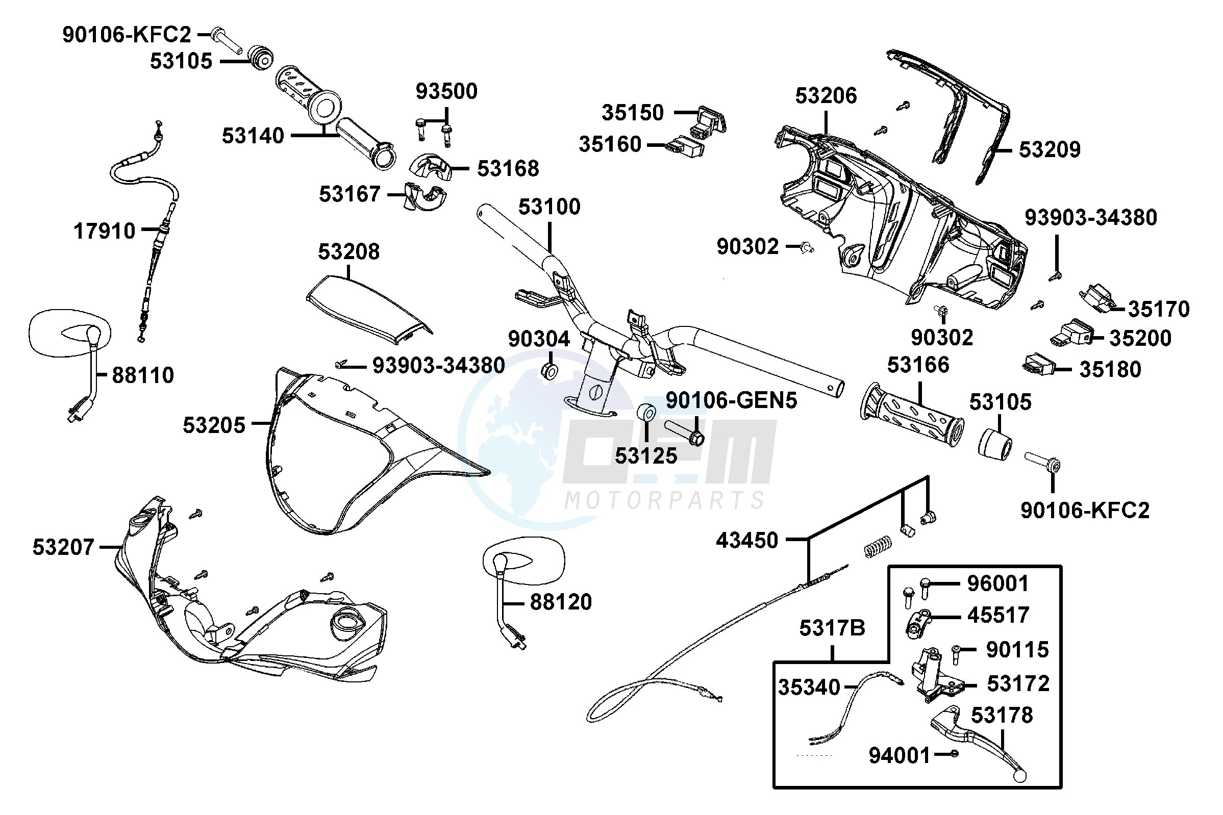 Handle Steering - Handle Cover blueprint