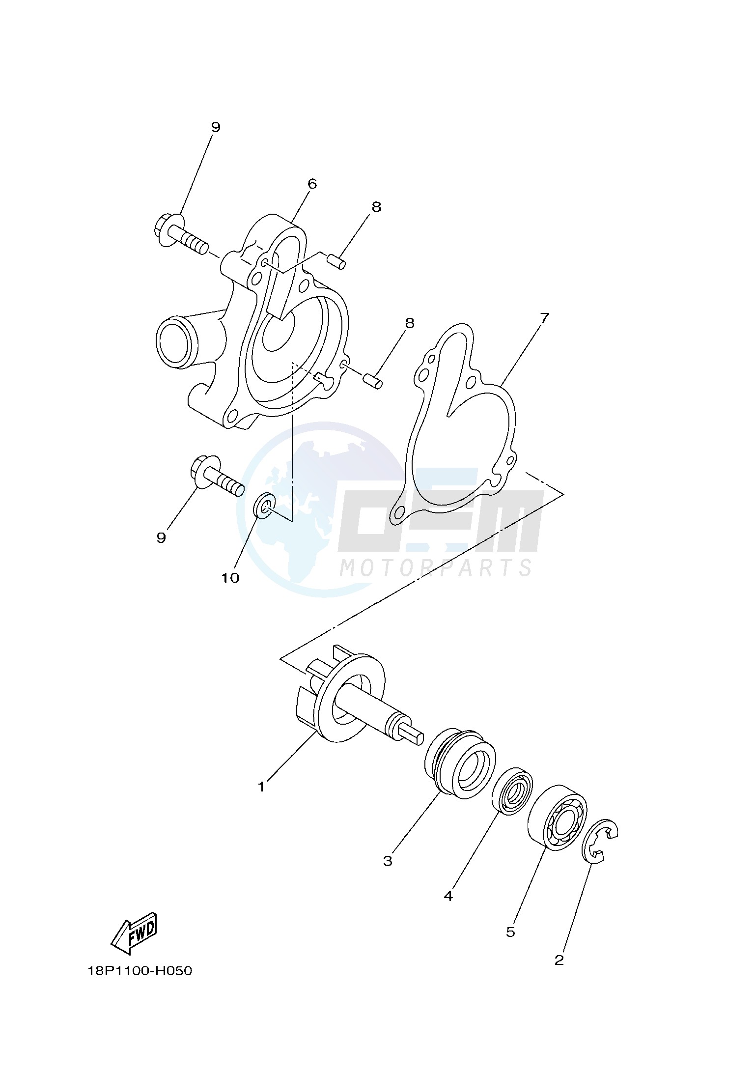 WATER PUMP blueprint