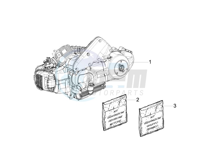 Engine assembly blueprint