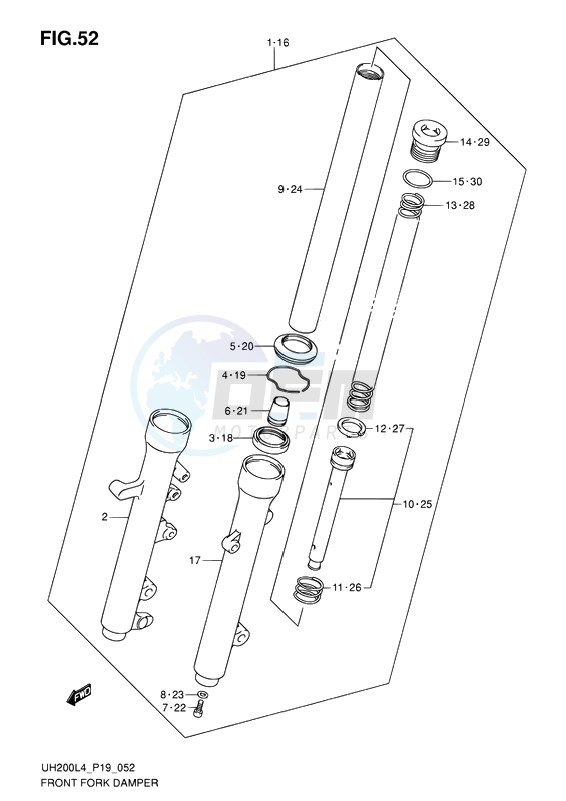 FRONT FORK DAMPER image