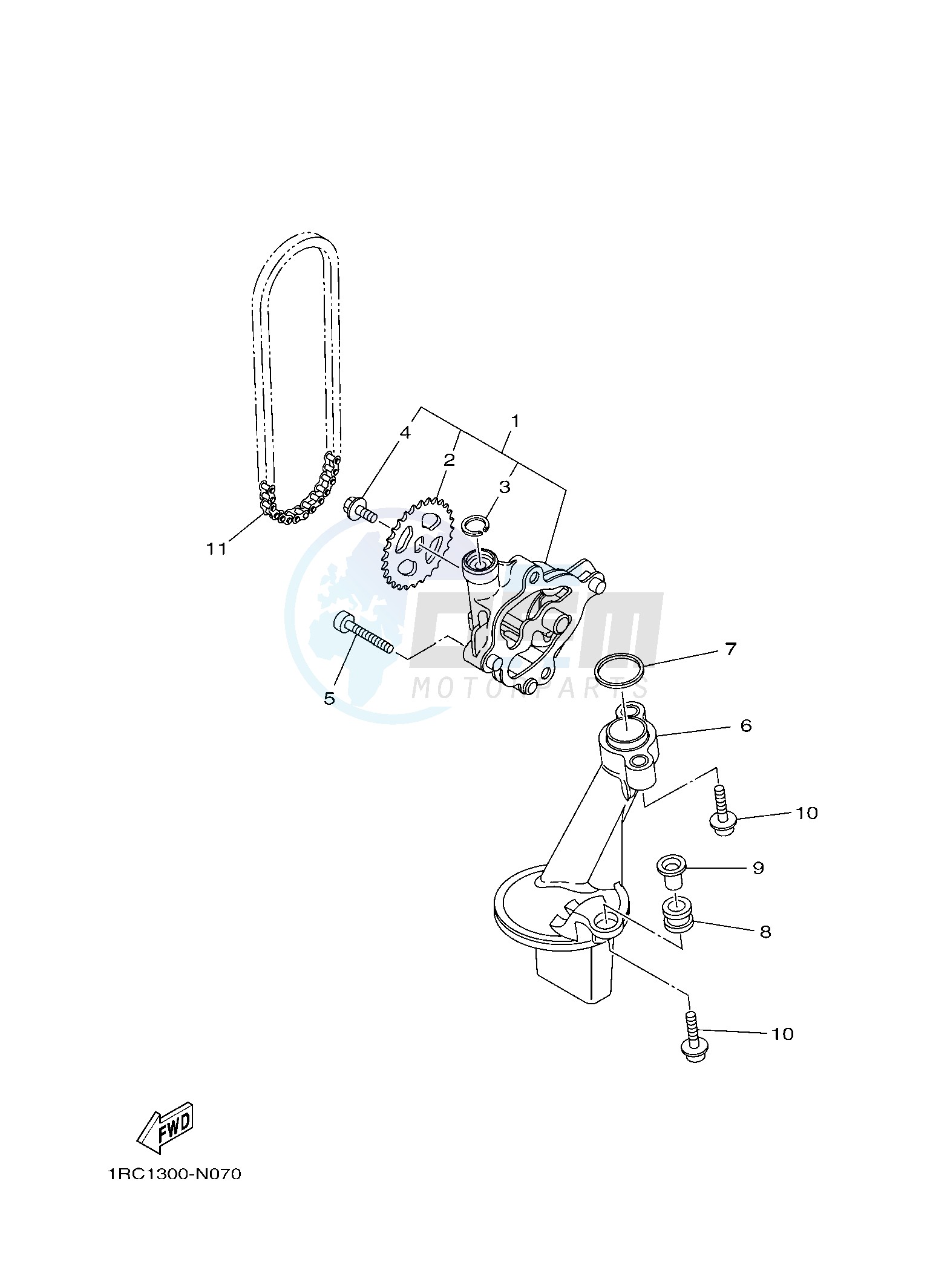 OIL PUMP blueprint