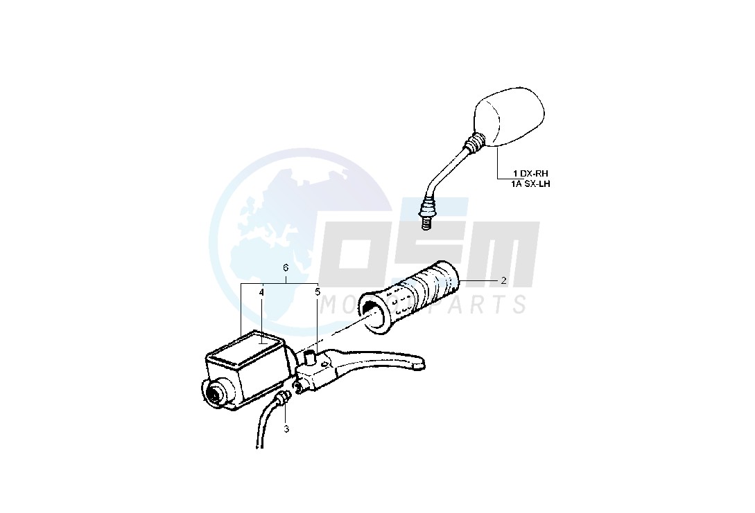 Rear master cylinder blueprint