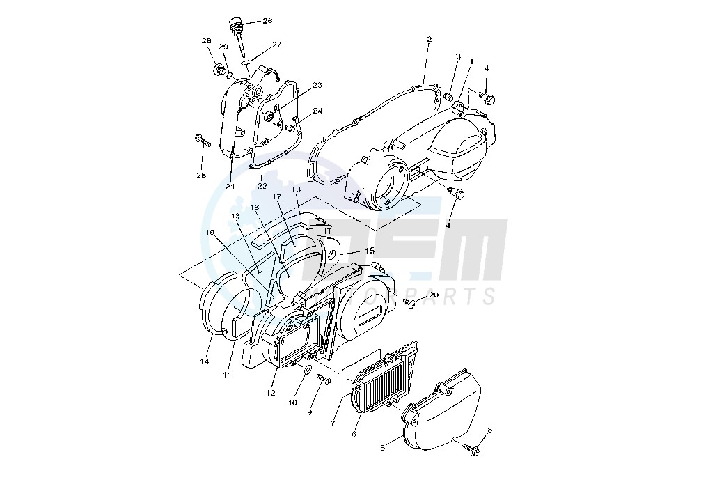 CRANKCASE COVER image