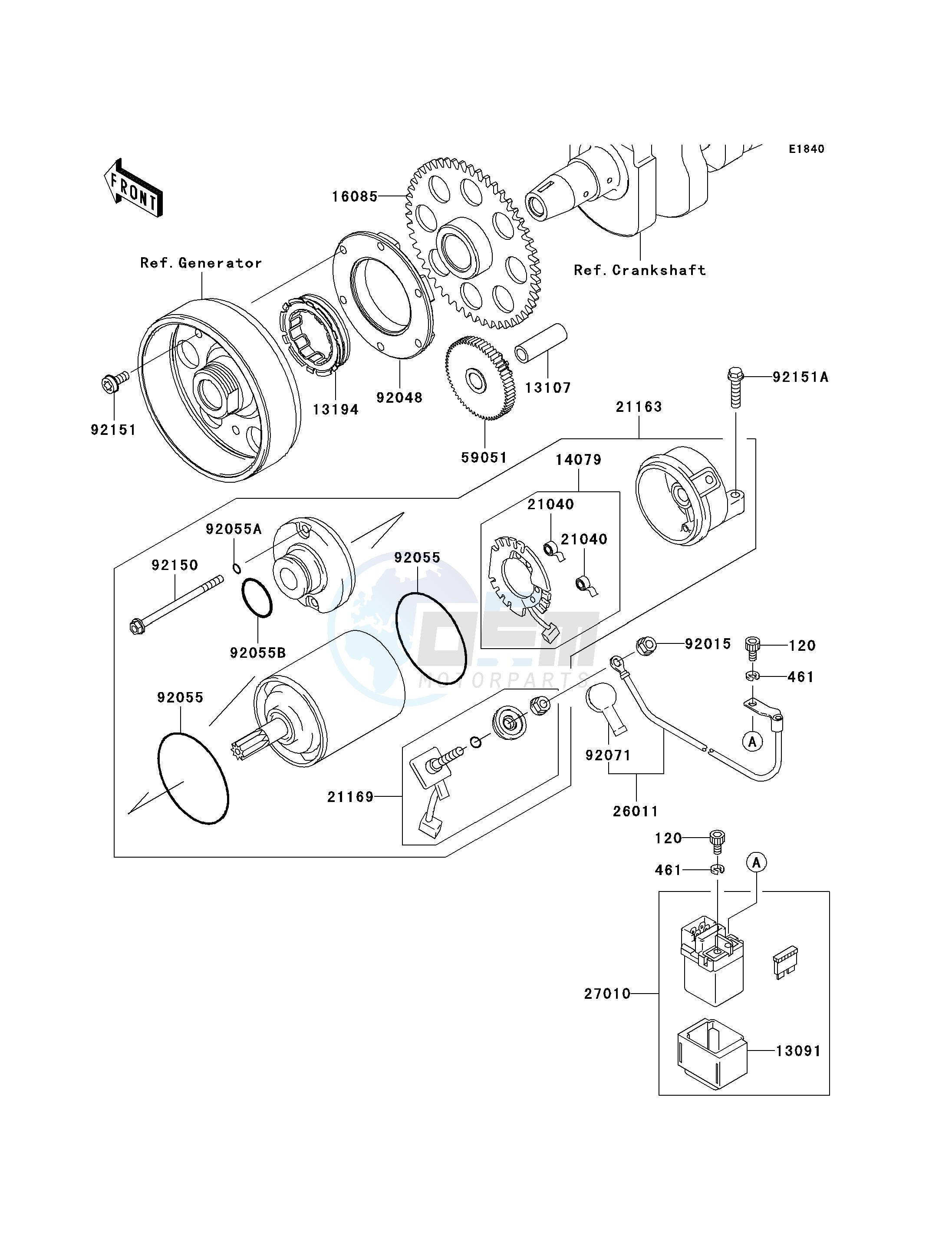 STARTER MOTOR blueprint