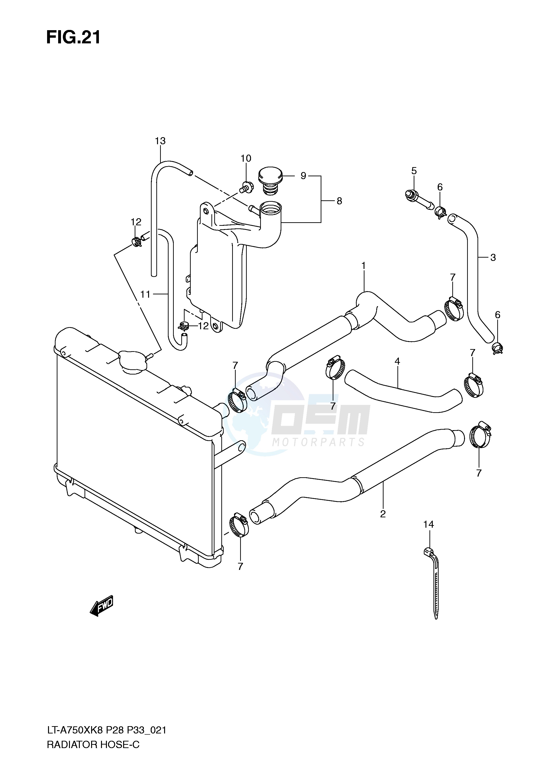 RADIATOR HOSE image