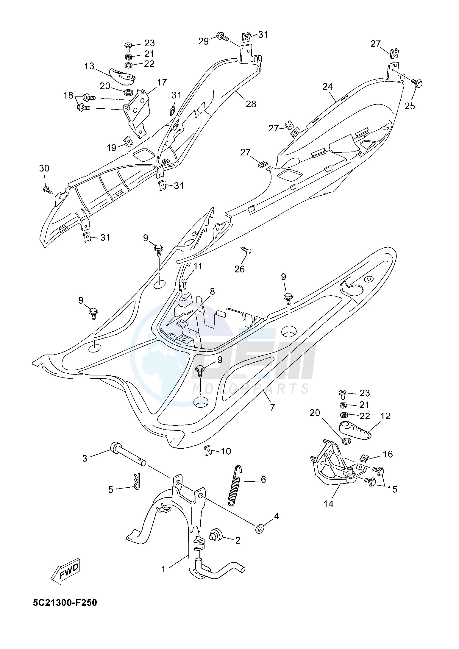 STAND & FOOTREST image