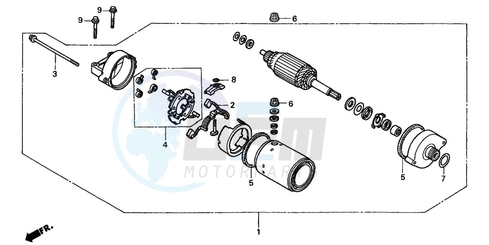 STARTING MOTOR blueprint