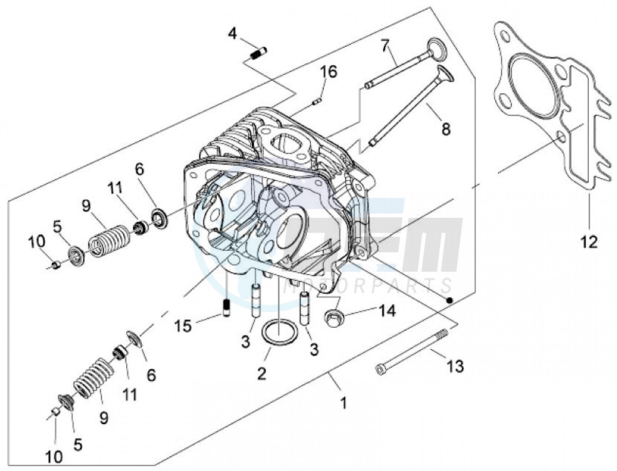 Cylinder head (Positions) image