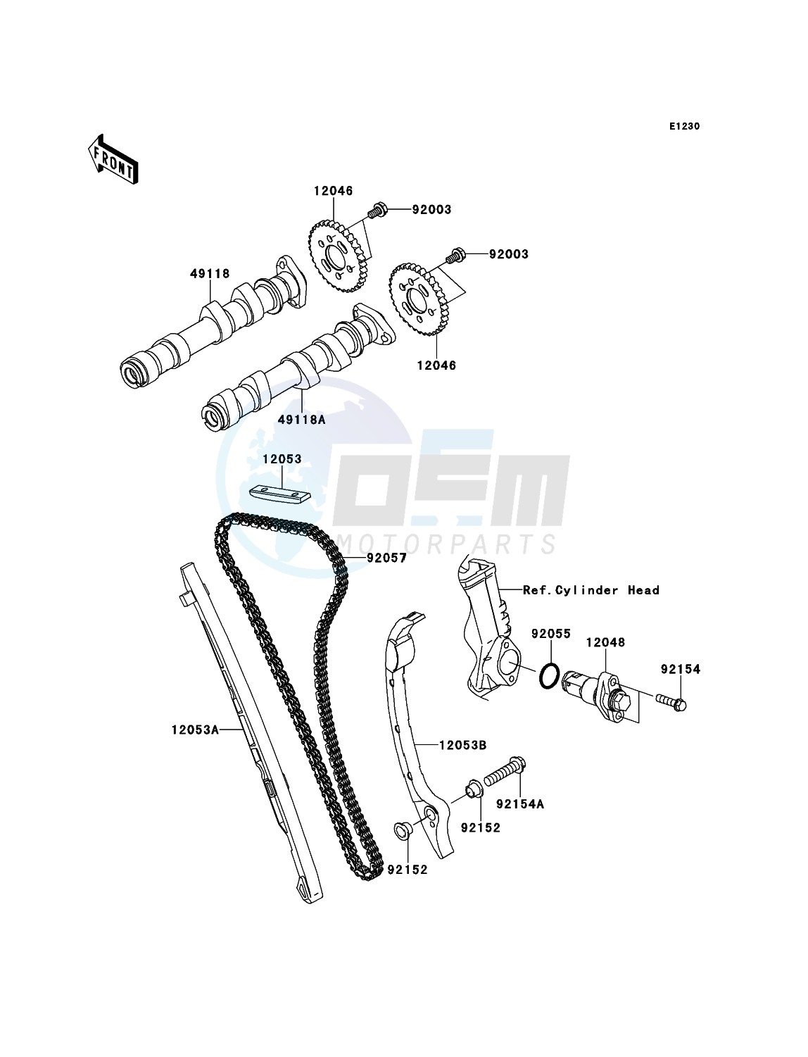 Camshaft(s)/Tensioner blueprint