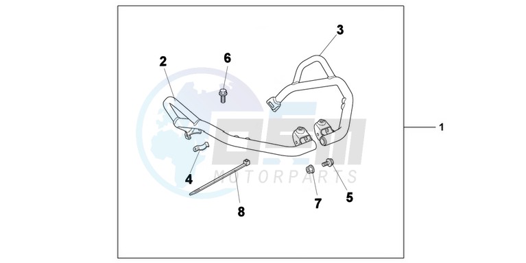 COWL ORNAMENT KIT blueprint