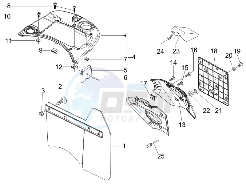 Rear cover - Splash guard image