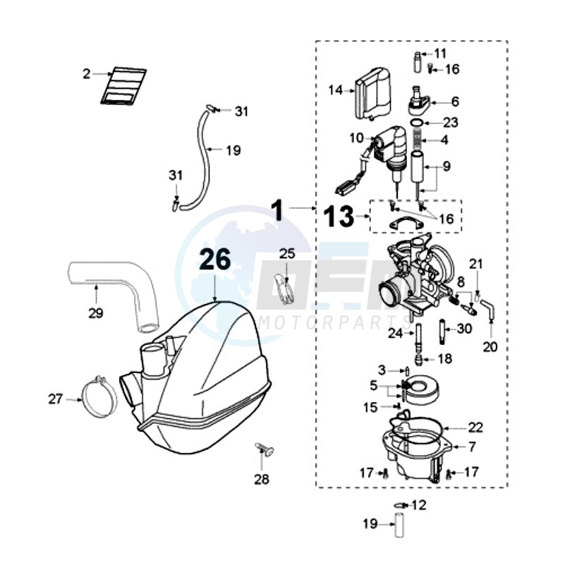 CARBURETTOR blueprint