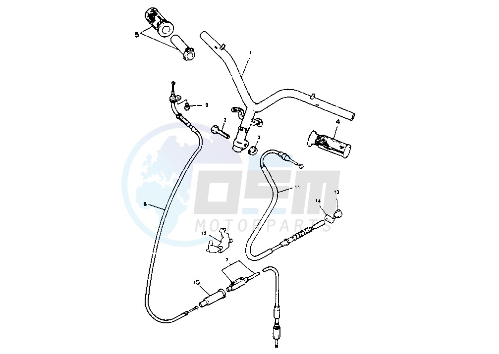 STEERING HANDLE -CABLE blueprint