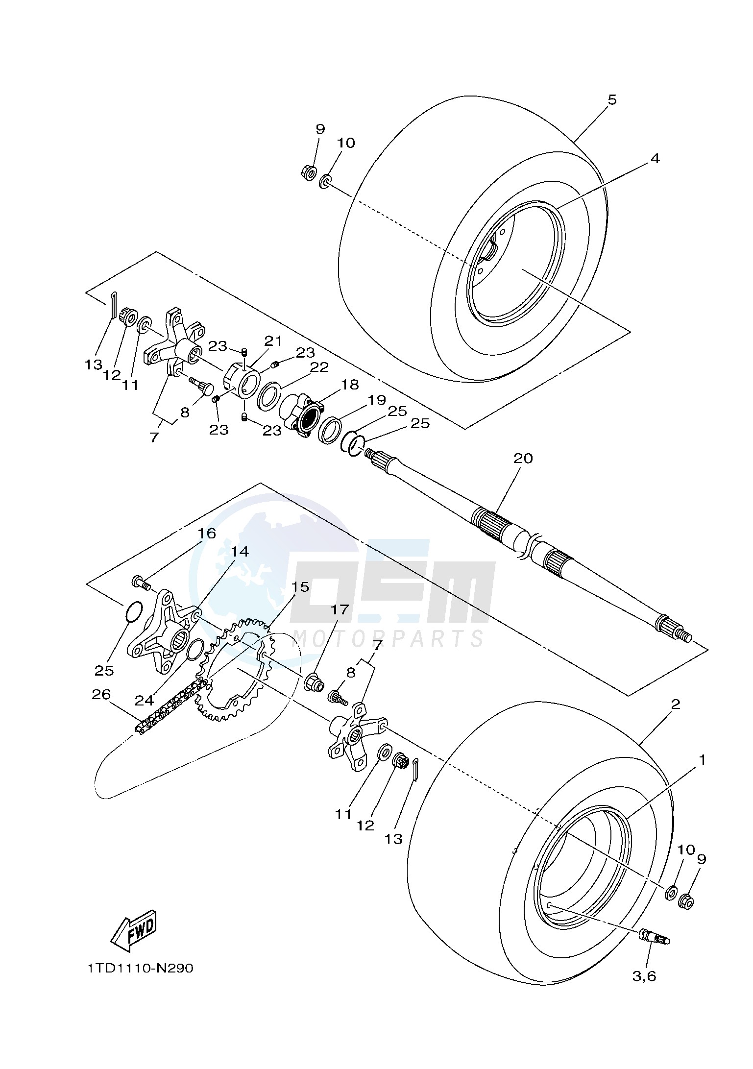 REAR WHEEL blueprint