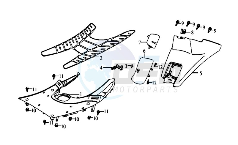 COWLING / FOOTREST / FLOOR MAT image