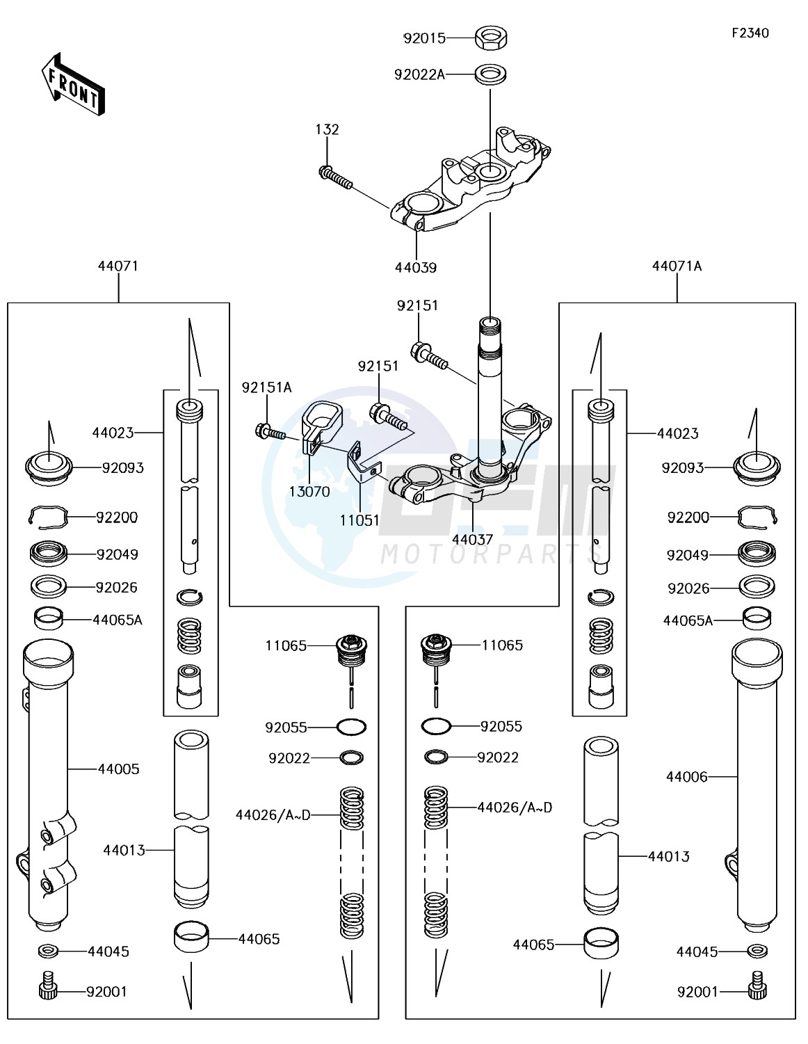 Front Fork blueprint