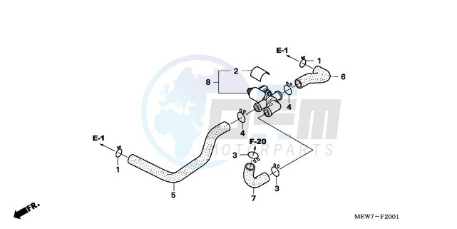 AIR INJECTION VALVE blueprint