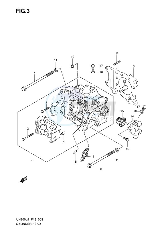 CYLINDER HEAD image