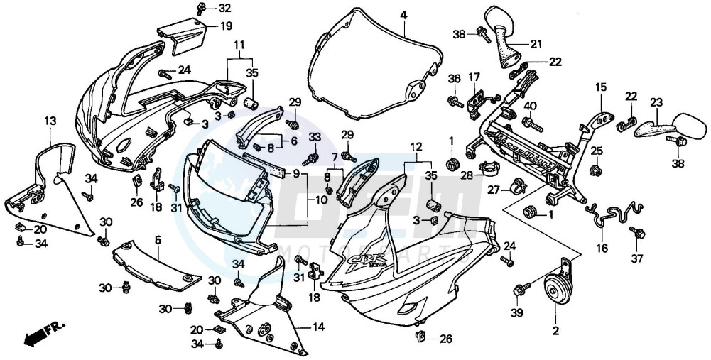 UPPER COWL image