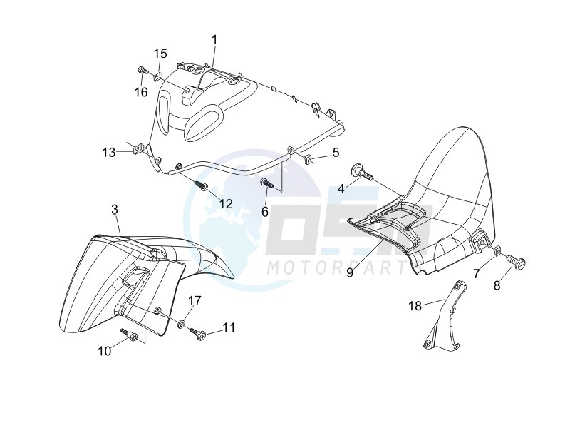 Wheel housing - Mudguard blueprint