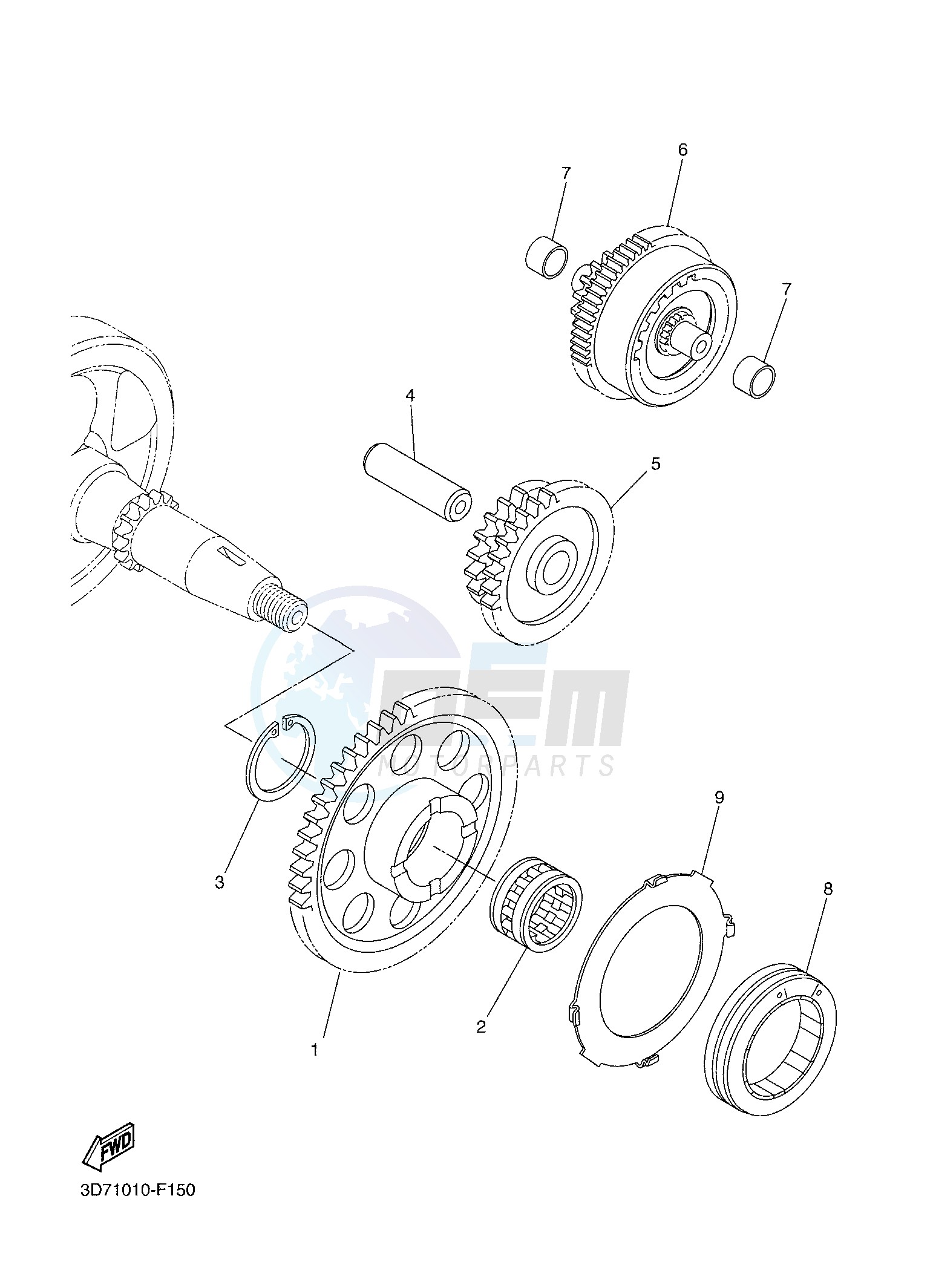 STARTER CLUTCH blueprint