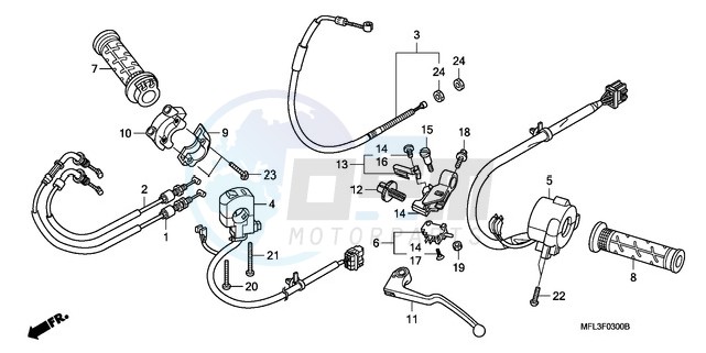 HANDLE LEVER/SWITCH/CABLE blueprint