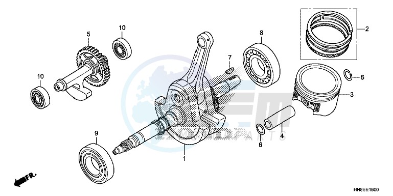 CRANK SHAFT/PISTON image